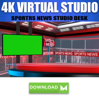 Sports News Studio 4K Download - Buner TV
