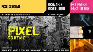 PixelSortMe Free Download After Effects Presets